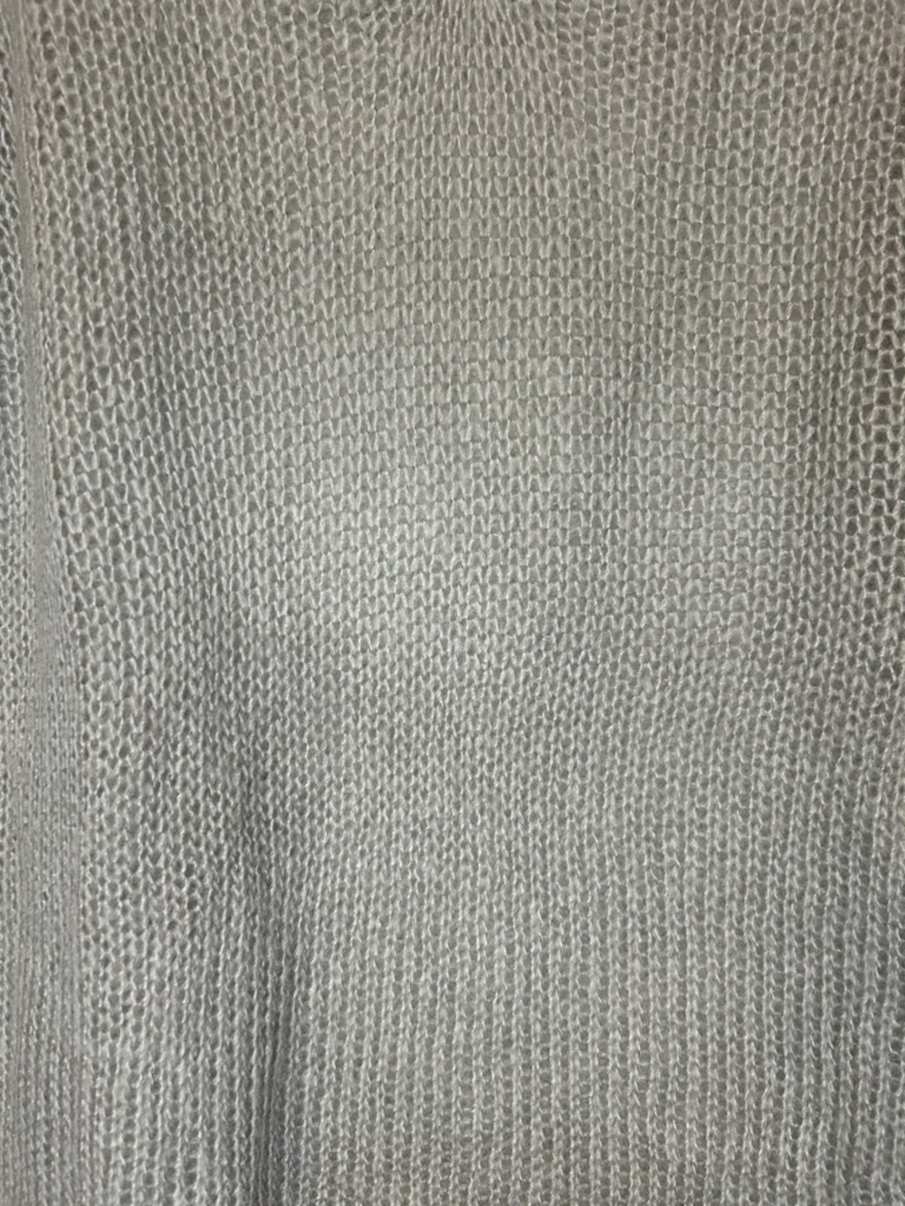 Wooden Ships Women’s Light Gray V-Neck Sweater Size M Mohair/Wool Blend - Picture 5 of 11